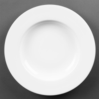 Pasta Plates 310mm | Deep Rim Plates | Porcelain Whiteware | Olympia CB485