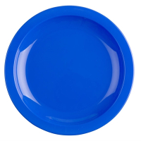 Polycarbonate Plates | Blue Dinner Plates | 172mm Diameter | Kristallon CB765