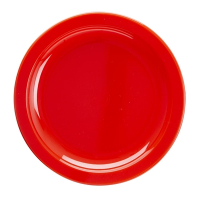 Polycarbonate Plates | Red Dinner Plates | 172mm Diameter | Kristallon CB766