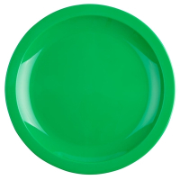 Polycarbonate Plates | Green Dinner Plates | 230mm Shatterproof | Kristallon CB768