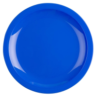 Polycarbonate Plates | Blue Dinner Plates | 230mm Tableware | Kristallon CB769
