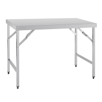 Stainless Steel Folding Table | Commercial Work Table | 1200mm Length | Vogue CB905
