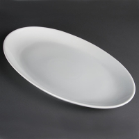 French Deep Oval Plates | Ceramic Serving Plates | 500mm | Olympia CC892