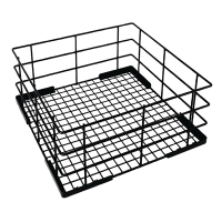 Commercial Wire High Sided Glass Basket | 350mm Dishwasher Rack | Glass Storage System | Vogue CD242