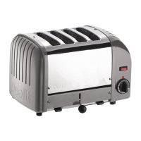 4 Slice Vario Toaster | Commercial Toaster | Metallic Silver | Dualit 40349 CD327