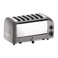 6 Slice Vario Toaster | Commercial Bread Toaster | Metallic Silver | Dualit 60147 CD336