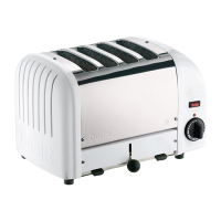 Commercial 4 Slice Toaster | Dualit Combi Vario Toaster | 2x2 Slots | Dualit 42177