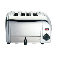 Commercial Bun Toaster | 4 Bun Capacity | White Finish | Dualit 43022