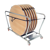 Round Table Trolley | Storage & Transport Trolley | Commercial Furniture Trolley | Gopak CD587