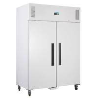 Commercial Double Door Freezer | Upright Freezer Cabinet | 1200 Litre White | Polar CD616
