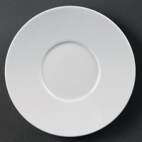 Whiteware Saucers | Elegant Porcelain Saucers | 148mm | Olympia CD737