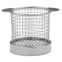 Round Chip Basket with Ears | Frying Basket | 80mm Diameter | Olympia CE149