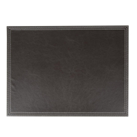 Faux Leather Placemat | Large Table Mat | Washable Tableware | CE298