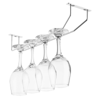 Wine Glass Rack | Hanging Glass Storage | 406mm Chrome | Olympia CE307