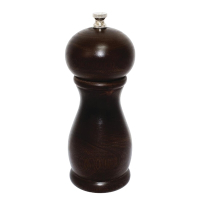 Salt and Pepper Mill | Wooden Grinder | 6in Dark Wood Finish | CE333