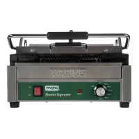 Commercial Double Panini Grill | Panini Press | Ribbed Cast Iron Plates | Waring WPG250K CF231
