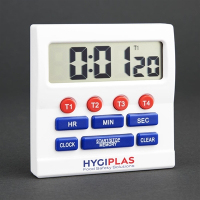 Digital Kitchen Timer | Big Digit Timer | Countdown & Count Up | Hygiplas CF916