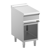 Hobart CH218 Ecomax Ambient Work Top with Rear Flue on Open Cupboard Modular Unit