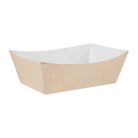 Compostable Food Trays | Disposable Kraft Trays | Small 124mm | Colpac CK935