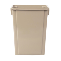 Recycling Bin | Beige Waste Container | 56L Capacity | Jantex CK960