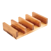 Taco Stand | Wooden Taco Holder | Acacia Wood | Olympia CK970