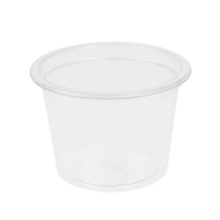 Compostable Cold Portion Pots | Biodegradable Sauce Containers | 28ml/1oz | Vegware CL681