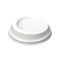White Lid | Disposable Cup Lid | For 225ml Huhtamaki Hot Cups | Huhtamaki CL868