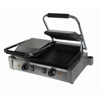 Commercial Panini Contact Grill | Double Sandwich Press | 9-Minute Cook Time | Dualit 96002