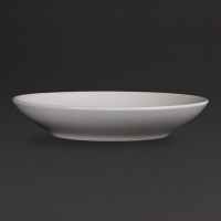 Deep Plates 260mm | White Ceramic Dinnerware | Olympia Whiteware CM187