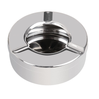 Stainless Steel Windproof Ashtray | Outdoor Smoking Ashtray | 90mm | Olympia CM368