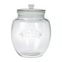 Preserve Jar | Push Top Storage Jar | 4 Litre Glass Container | Kilner CN619