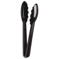 Chef Tongs | Kitchen Tongs | 9.5in Black Restaurant Tongs | Mercer Culinary CN634