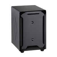 Napkin Dispenser | Stainless Steel Tabletop Napkin Holder | Black Finish | Olympia CN753