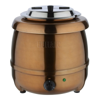 Commercial Soup Kettle | Soup Warmer | 8L Copper Finish | Buffalo CP851