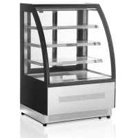 Refrigerated Curved Glass Cake Display | Patisserie Display Cabinet | 905mm | BestFrost CPD90