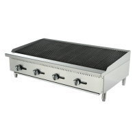 Commercial Gas Chargrill | Heavy Duty 4 Burner Chargrill | Natural Gas | Blaze CRB48