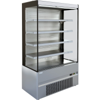 Commercial Multideck Display Fridge & Chiller, 1310mm Wide Stainless Steel, Night Blind, Internal Illumination | SKU: Stainless Steel Multideck 1310mm Wide
