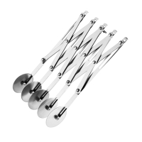 Dough Cutter | 5 Wheel Pastry Cutter | Professional Baking Tool | Vogue CS850