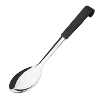 Serving Spoon | Black Handled Kitchen Utensil | 340mm Length | Vogue CS910