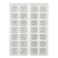 Ice Cube Tray | 2 Pack Ice Mould | Freezer Safe | Chef Aid CU402