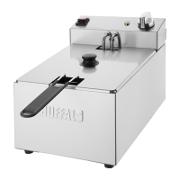 Buffalo Single Tank Single Basket 5Ltr Countertop Fryer 2.8kW CU616
