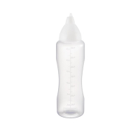 Clear Non-Drip Sauce Bottle | Squeeze Bottle | 24oz Capacity | Araven CW113