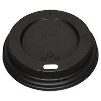 Coffee Cup Lids | Black Disposable Lids | For Fiesta 225ml Cups | Fiesta CW716