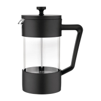 Contemporary Cafetiere | French Press Coffee Maker | 8 Cup Capacity | Black Finish | Olympia CW951