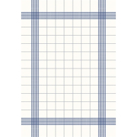 Compostable Towel Napkins | Blue Check Napkins | 380 x 540mm | Duni Bistro CY523