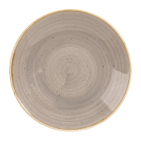 Deep Coupe Plates | Grey 281mm Stonecast Tableware | Churchill CY825