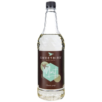 Mint Syrup | Classic Flavoured Syrup | 1 Litre Bottle | Sweetbird CZ256