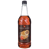 Speculoos Syrup | Classic Flavoured Syrup | 1 Litre Bottle | Sweetbird CZ257