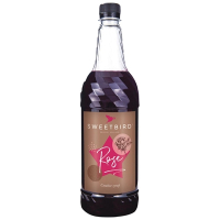Rose Syrup | Creative Flavoured Syrup | 1 Litre Bottle | Sweetbird CZ263