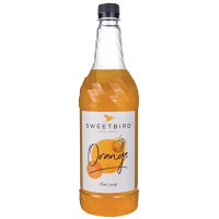 Orange Fruit Syrup | Flavoured Drink Syrup | 1 Litre Bottle | Sweetbird CZ275